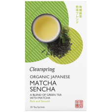 Japoniška žalioji arbata MATCHA SENCHA, ekologiška (20pak.)